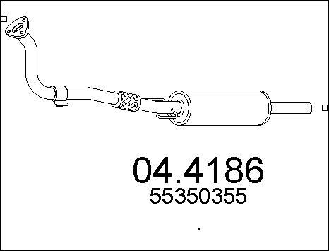 MTS 04.4186 - Каталізатор avtolavka.club