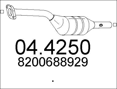 MTS 04.4250 - Каталізатор avtolavka.club