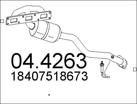 MTS 04.4263 - Каталізатор avtolavka.club