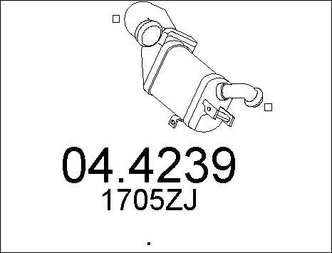 MTS 04.4239 - Каталізатор avtolavka.club