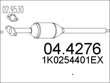 MTS 04.4276 - Каталізатор avtolavka.club