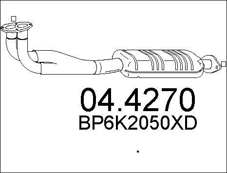 MTS 04.4270 - Каталізатор avtolavka.club