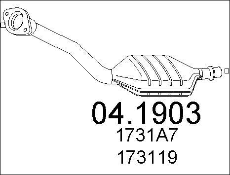 MTS 04.1903 - Каталізатор avtolavka.club