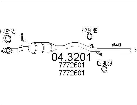 MTS 04.3201 - Каталізатор avtolavka.club
