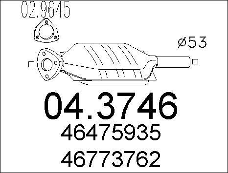 MTS 04.3746 - Каталізатор avtolavka.club