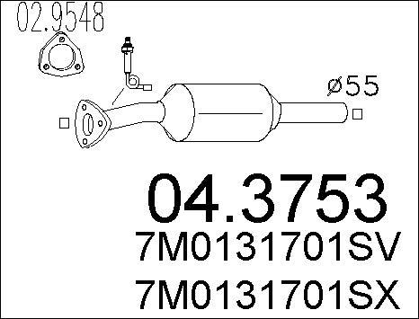 MTS 04.3753 - Каталізатор avtolavka.club