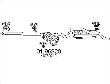 MTS 01.96920 - Глушник вихлопних газів кінцевий avtolavka.club