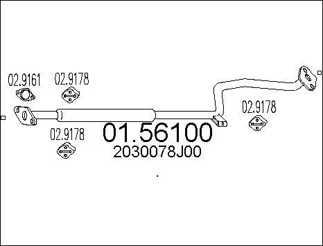 MTS 01.56100 - Середній глушник вихлопних газів avtolavka.club