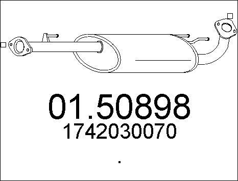 MTS 01.50898 - Середній глушник вихлопних газів avtolavka.club