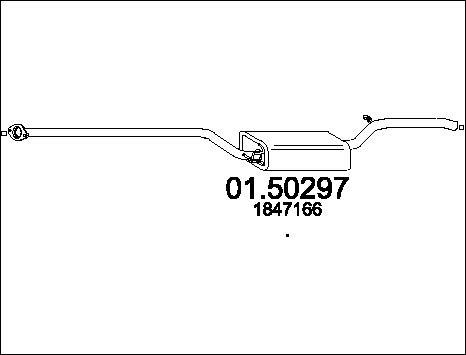 MTS 01.50297 - Середній глушник вихлопних газів avtolavka.club