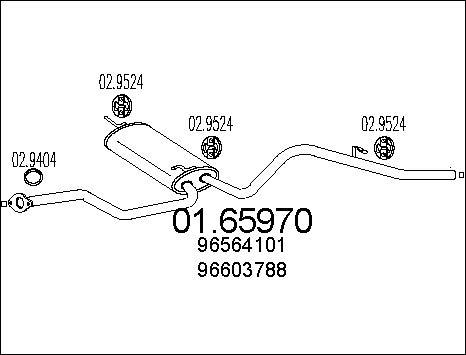 MTS 01.65970 - Глушник вихлопних газів кінцевий avtolavka.club