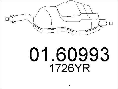 MTS 01.60993 - Глушник вихлопних газів кінцевий avtolavka.club