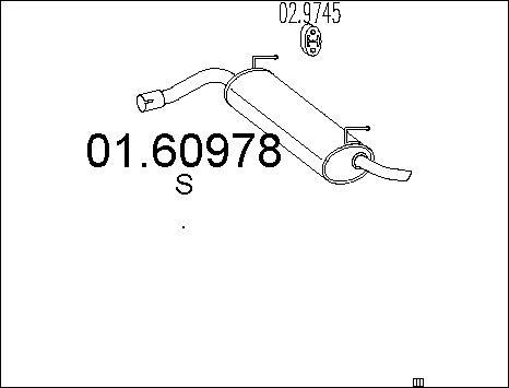 MTS 01.60978 - Глушник вихлопних газів кінцевий avtolavka.club