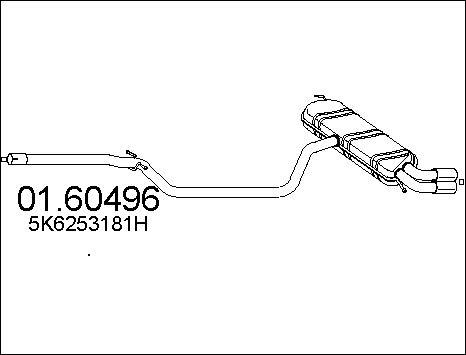 MTS 01.60496 - Глушник вихлопних газів кінцевий avtolavka.club