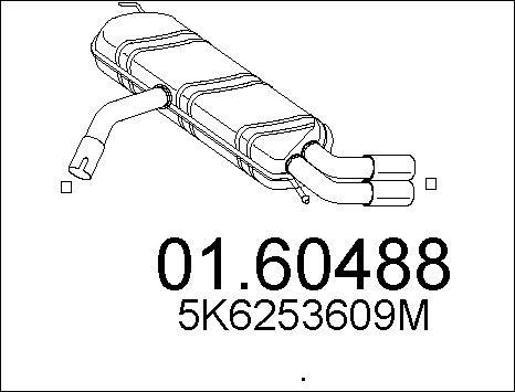 MTS 01.60488 - Глушник вихлопних газів кінцевий avtolavka.club