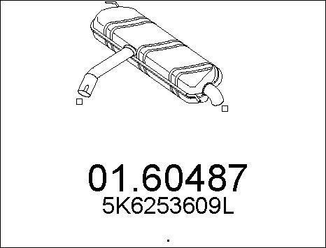 MTS 01.60487 - Глушник вихлопних газів кінцевий avtolavka.club