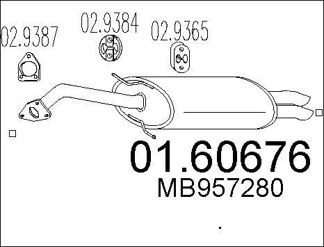 MTS 01.60676 - Глушник вихлопних газів кінцевий avtolavka.club