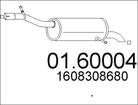 MTS 01.60004 - Глушник вихлопних газів кінцевий avtolavka.club