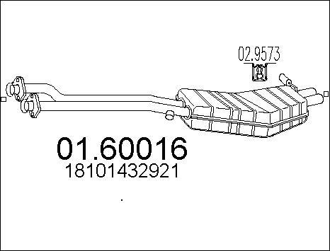 MTS 01.60016 - Глушник вихлопних газів кінцевий avtolavka.club