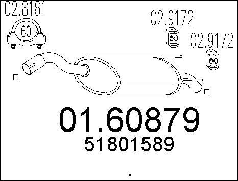 MTS 01.60879 - Глушник вихлопних газів кінцевий avtolavka.club