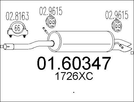 MTS 01.60347 - Глушник вихлопних газів кінцевий avtolavka.club
