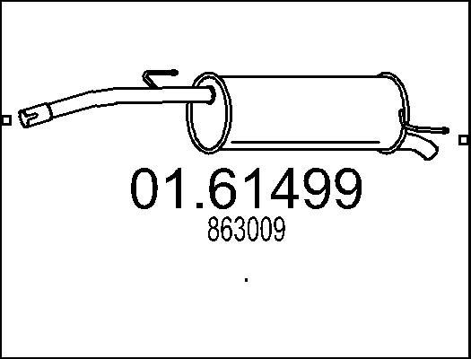 MTS 01.61499 - Глушник вихлопних газів кінцевий avtolavka.club