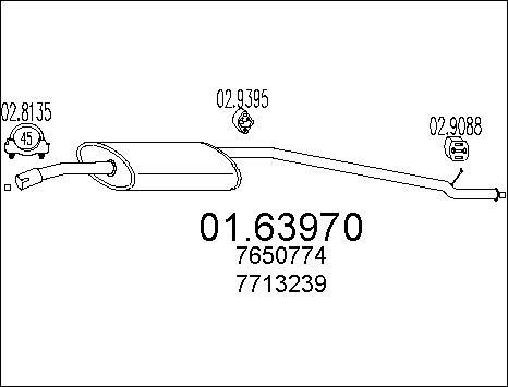 MTS 01.63970 - Глушник вихлопних газів кінцевий avtolavka.club