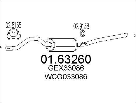 MTS 01.63260 - Глушник вихлопних газів кінцевий avtolavka.club
