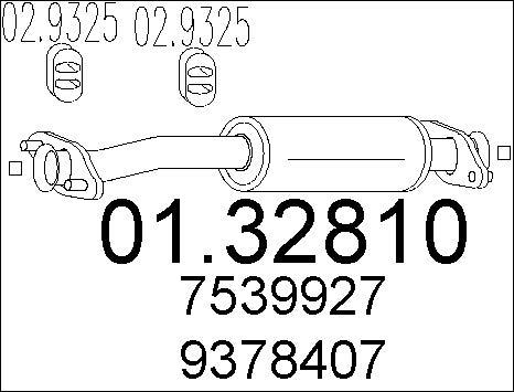 MTS 01.32810 - Предглушітель вихлопних газів avtolavka.club