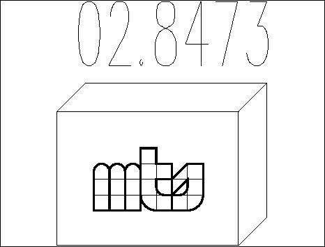 MTS 02.8473 - Монтажний комплект, глушитель avtolavka.club