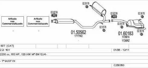 MTS C260360006275 - Система випуску ОГ avtolavka.club