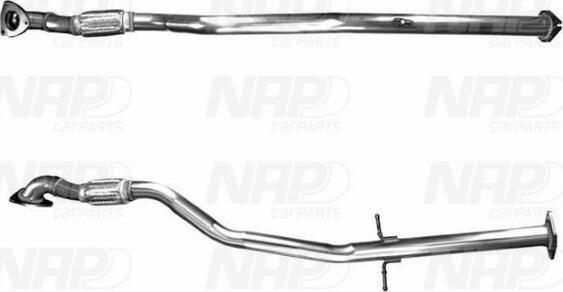 NAP CAC10411 - Труба вихлопного газу avtolavka.club