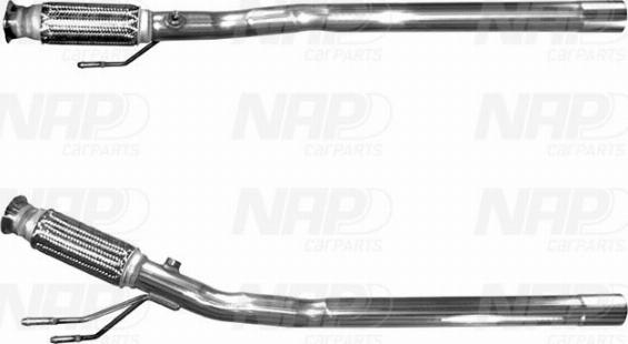 NAP CAC10301 - Труба вихлопного газу avtolavka.club