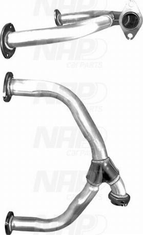 NAP CAF10190 - Труба вихлопного газу avtolavka.club