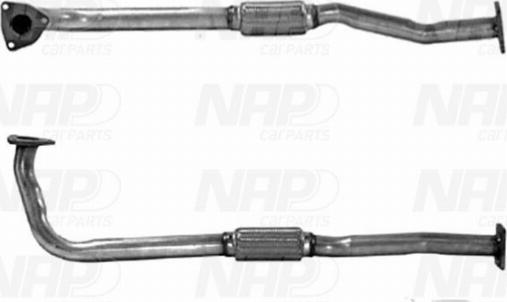 NAP CAF10168 - Труба вихлопного газу avtolavka.club