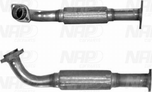 NAP CAF10281 - Труба вихлопного газу avtolavka.club