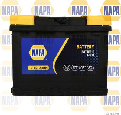 NAPA AGM027N - Стартерна акумуляторна батарея, АКБ avtolavka.club