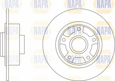 NAPA NBD5499 - Гальмівний диск avtolavka.club