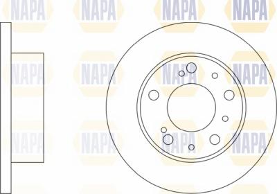 NAPA NBD5454 - Гальмівний диск avtolavka.club