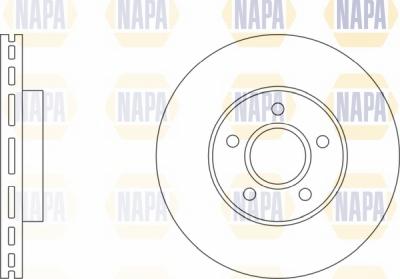 NAPA NBD5408 - Гальмівний диск avtolavka.club