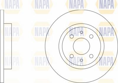 NAPA NBD5485 - Гальмівний диск avtolavka.club