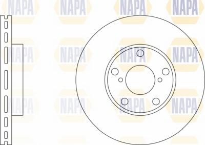 NAPA NBD5481 - Гальмівний диск avtolavka.club