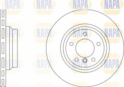 NAPA NBD5483 - Гальмівний диск avtolavka.club