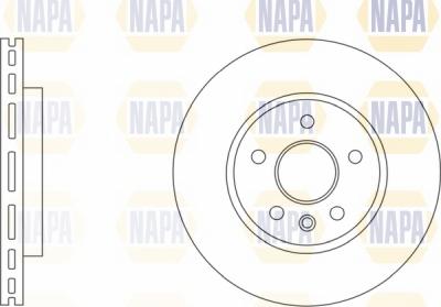 NAPA NBD5430 - Гальмівний диск avtolavka.club