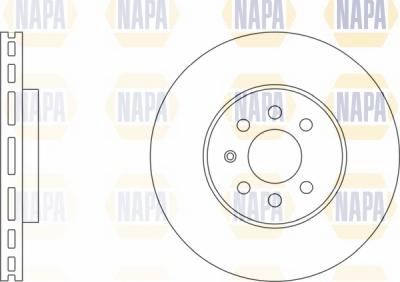 NAPA NBD5590 - Гальмівний диск avtolavka.club