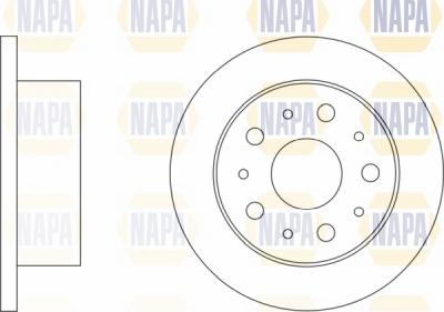 NAPA NBD5501 - Гальмівний диск avtolavka.club