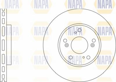 NAPA NBD5655 - Гальмівний диск avtolavka.club