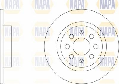 NAPA NBD5611 - Гальмівний диск avtolavka.club
