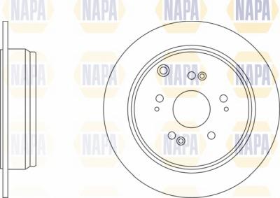 NAPA NBD5623 - Гальмівний диск avtolavka.club