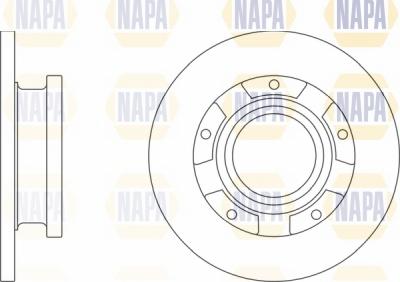 NAPA NBD5447 - Гальмівний диск avtolavka.club